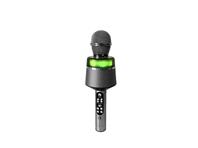 N-Gear mikrofon karaoke STAR MIC, BT, RGB svjetlosni efekti, baterija, srebrni