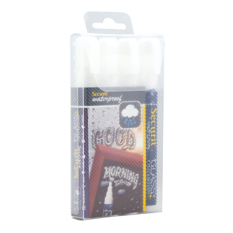 Vermes vodootporni marker za staklo i plou bijeli MID 4kom 4-6 mm