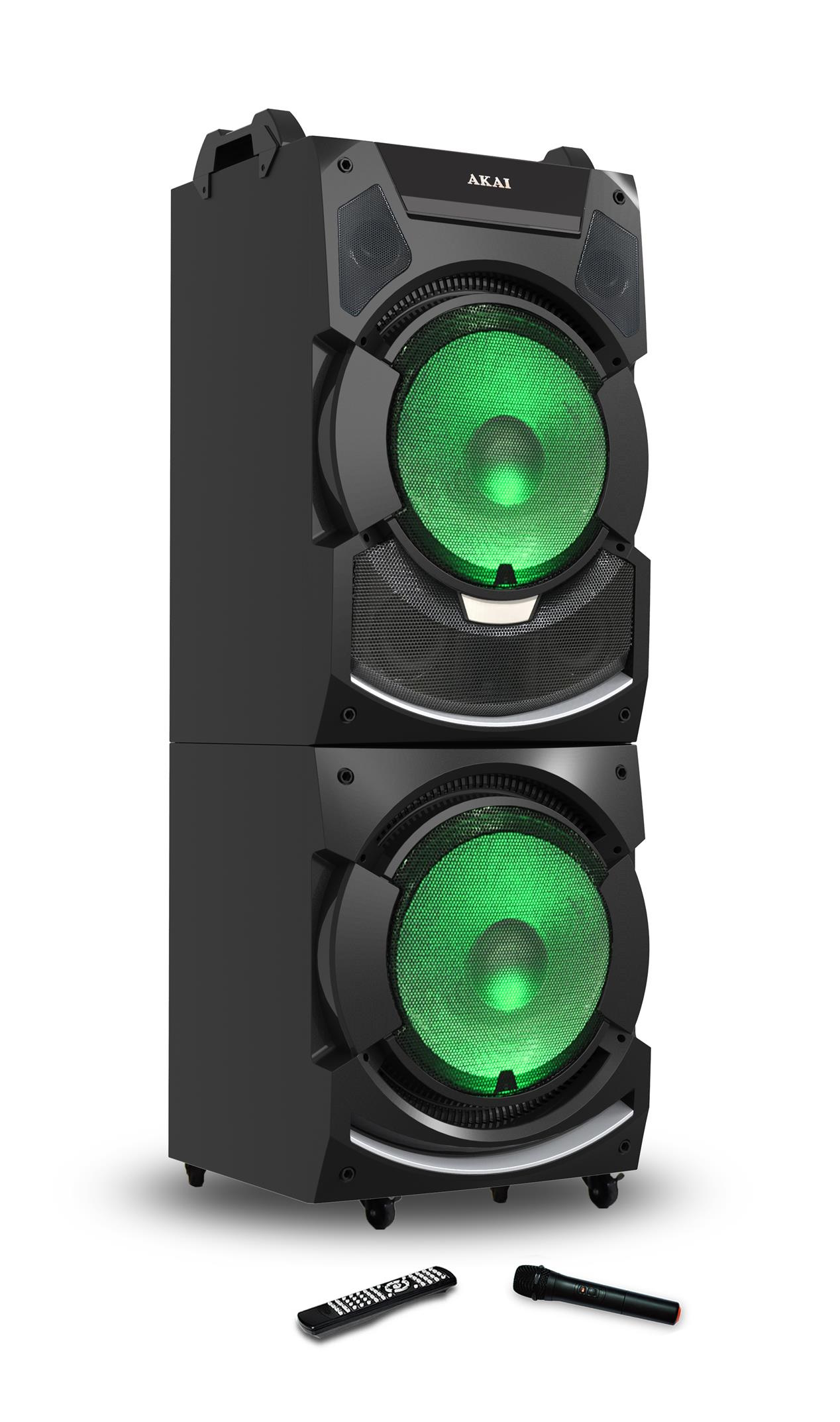 AKAI karaoke 400W, DJ mikseta, EQ, FM, dual ulazi, daljinski, be� mikrof DJ-S5H