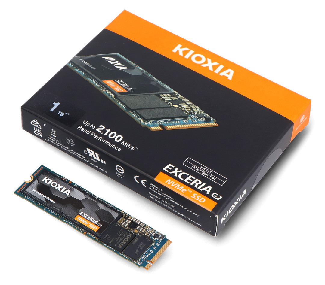 SSD KIOXIA-Toshiba EXCERIA  NVMe (G2), M.2 1000GB