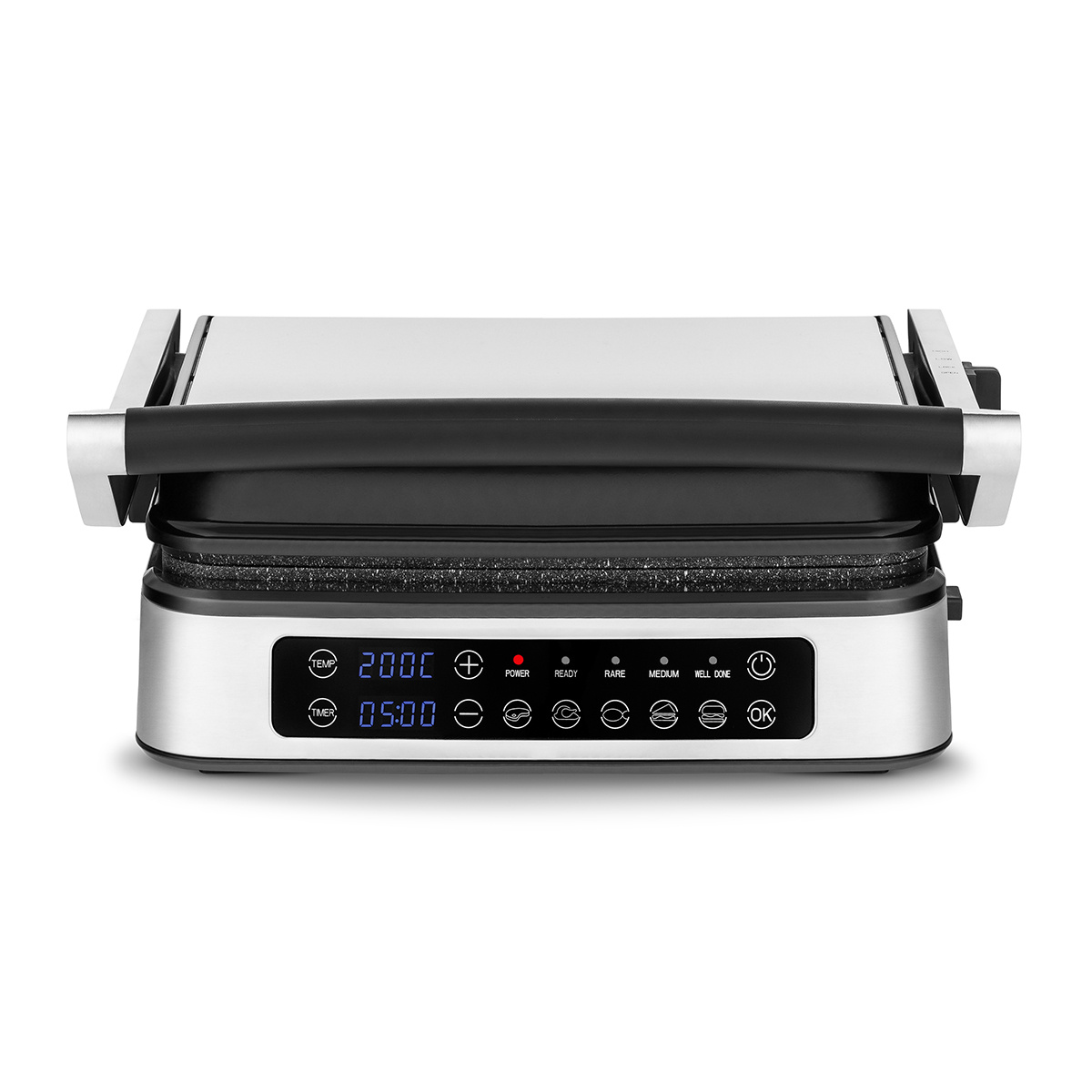 ZEEGMA el. ro�tilj, toster, 2100W, 5 programa, 180, LED, GRILL CHEF 2.0 SILVER