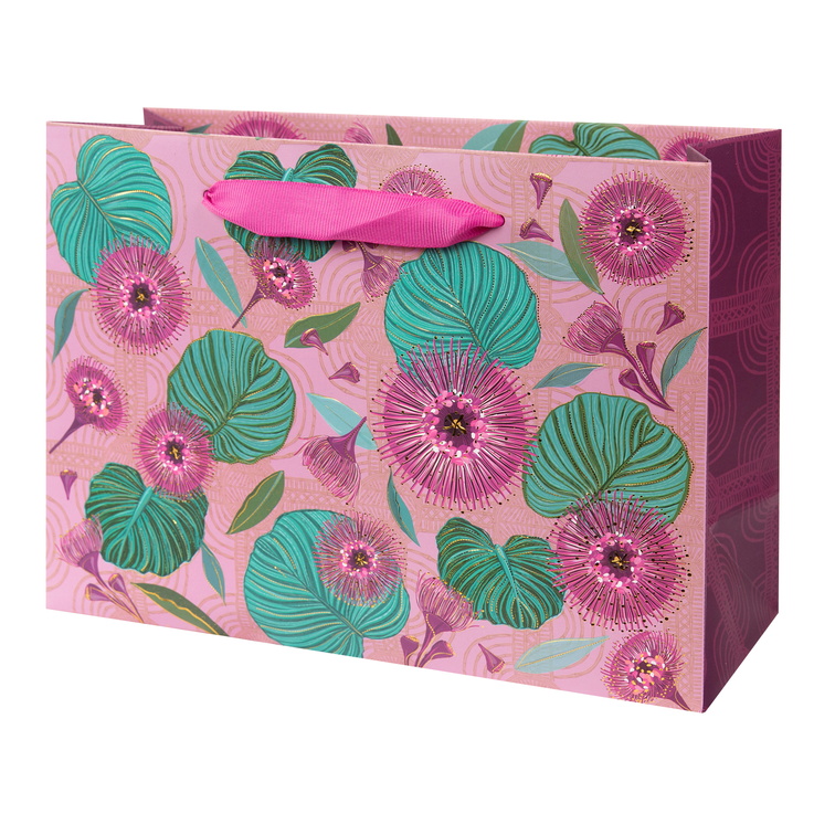 GOLDBUCH ukrasna vre�ica 18x25 cm Tropical Leaves pink
