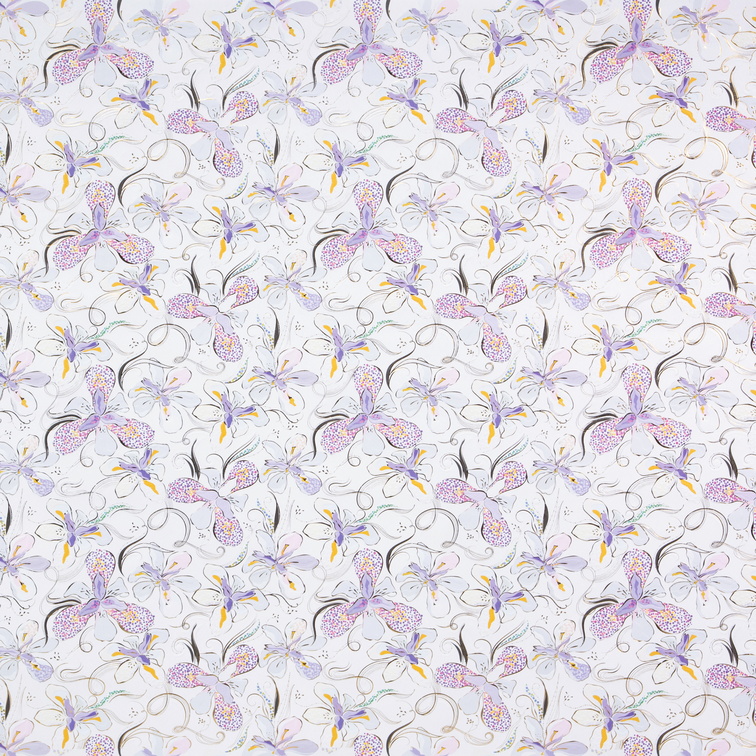GOLDBUCH ukrasni papir 50x70 cm Orchid Mood white