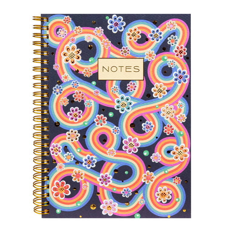 GOLDBUCH spiralna bilje�nica na crte A5 Good Vibes Infinity