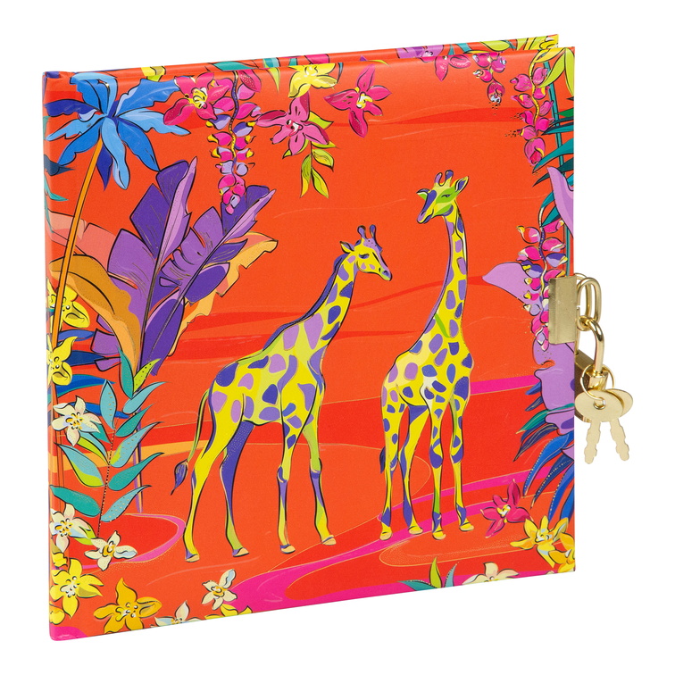 GOLDBUCH Dnevnik 17x17 cm, 96 stranica Wild Life Giraffes