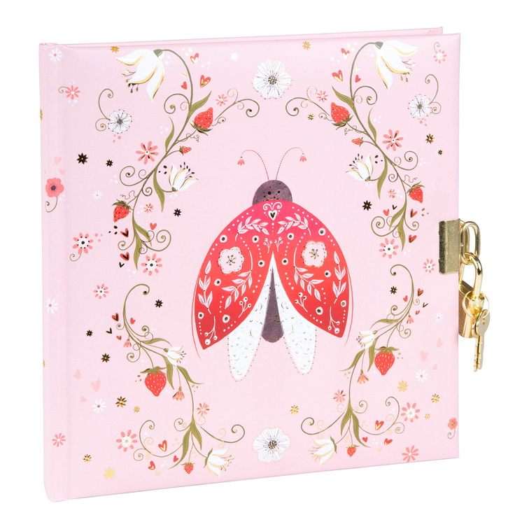 GOLDBUCH Dnevnik 17x17 cm, 96 stranica Secret Garden Ornamental Bug