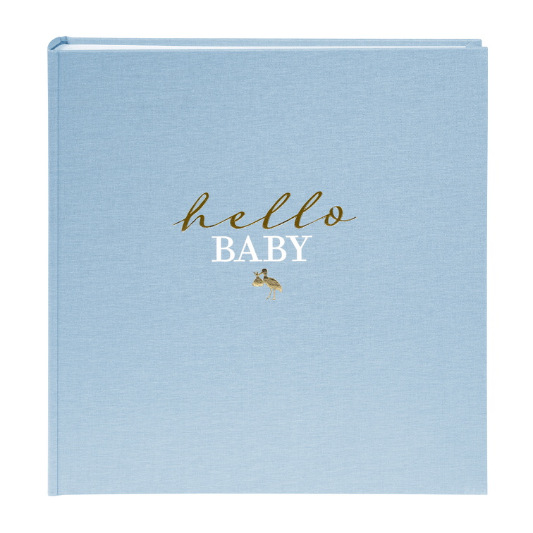 GOLDBUCH foto album Hello Baby plavi 30x31 60 bij str