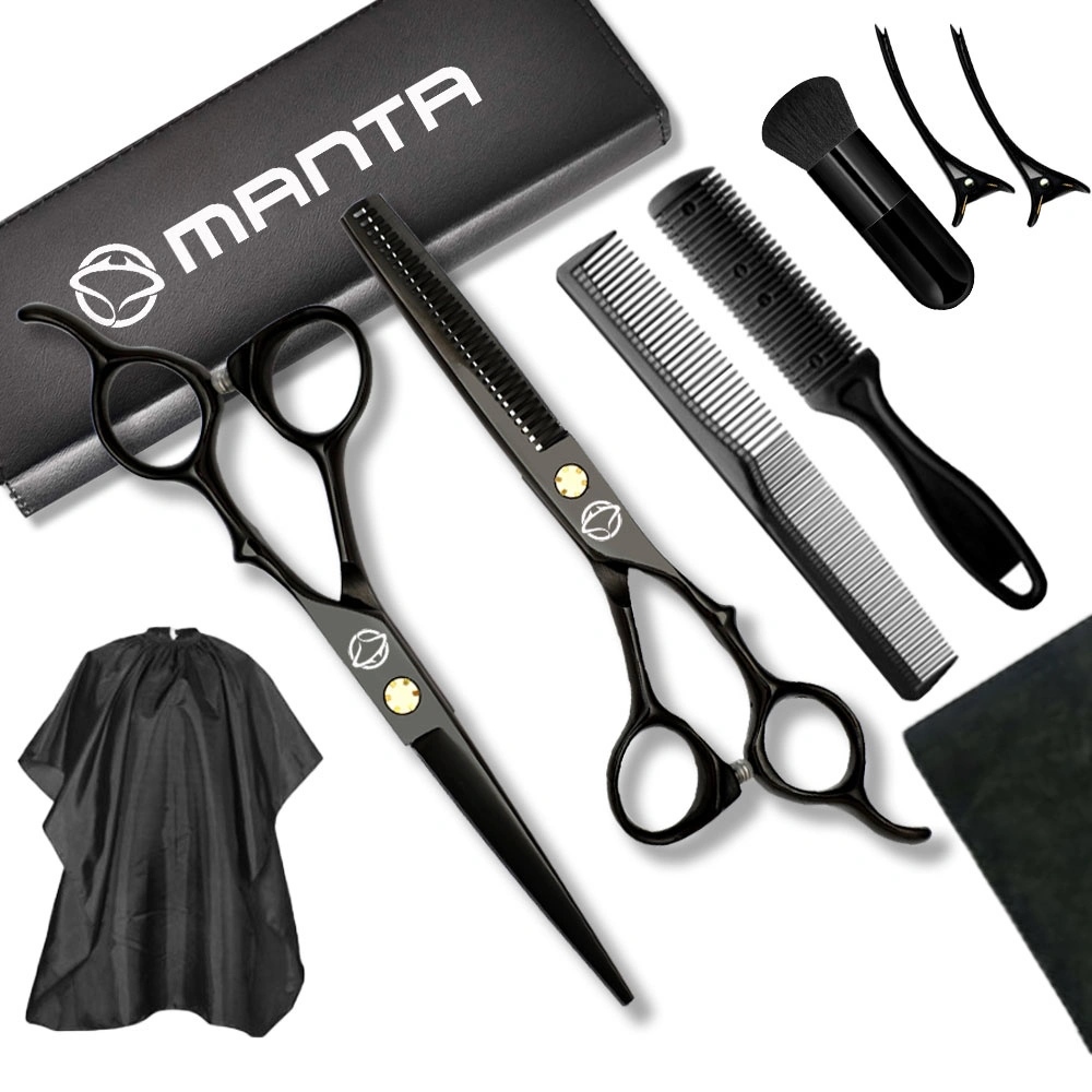 MANTA Profesionalni frizerski set 10 djelova, 2x�kare, 2x�e�alj, ogrta�, kop�e..