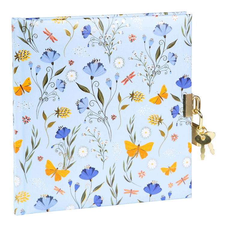 GOLDBUCH Dnevnik 17x17 cm, 96 stranica Secret Garden Blue!!