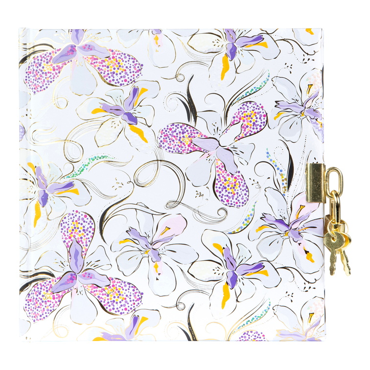 GOLDBUCH Dnevnik 17x17 cm, 96 stranica Orchid Mood white!!