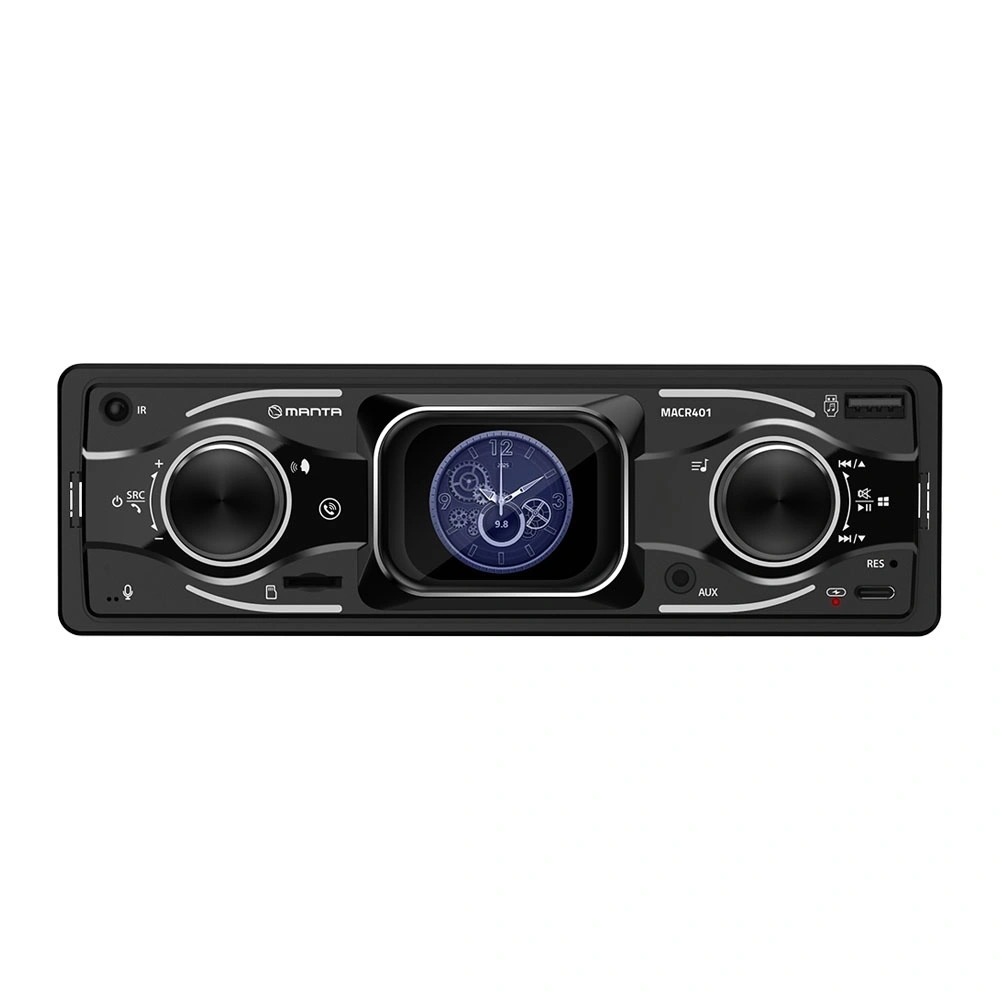 MANTA auto radio, touch screen, BT, MP3, SD, USB, 4x45W, ISO, Handsfree, MACR401