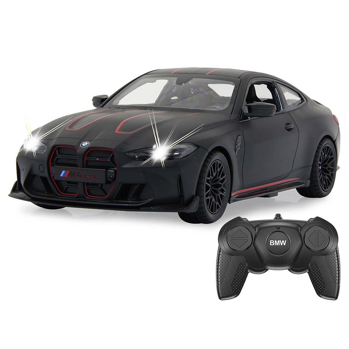 Jamara auto na daljinsko upravljanje DELUX BMW M4 CSL 1:16 crni matt 2,4GHz