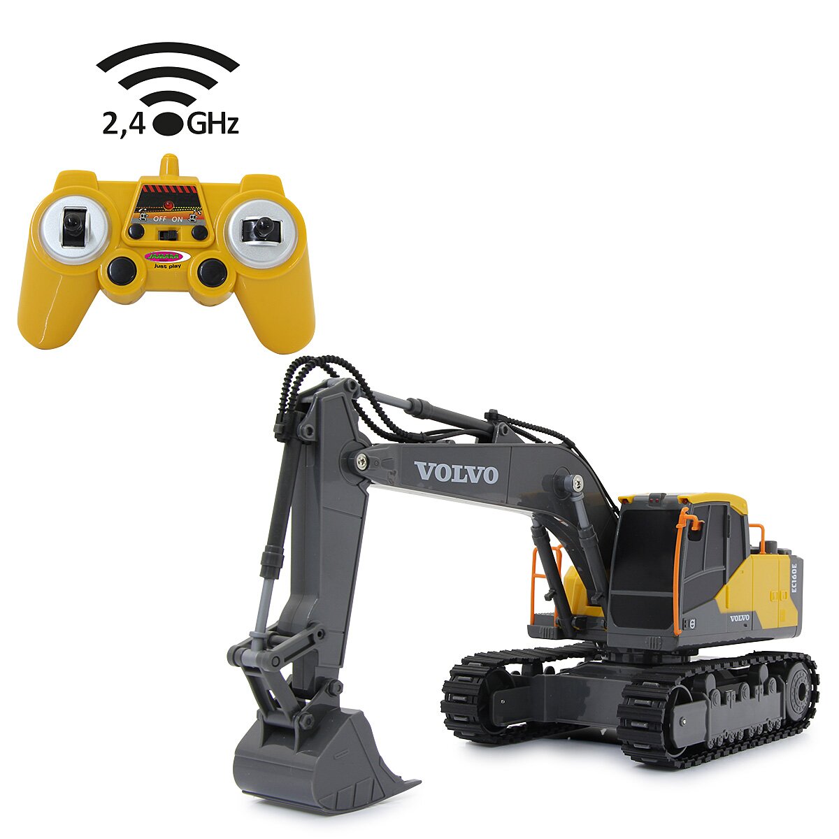 Jamara bager na daljinsko upravljanje Volvo EC160E 1:26 2.4GHz