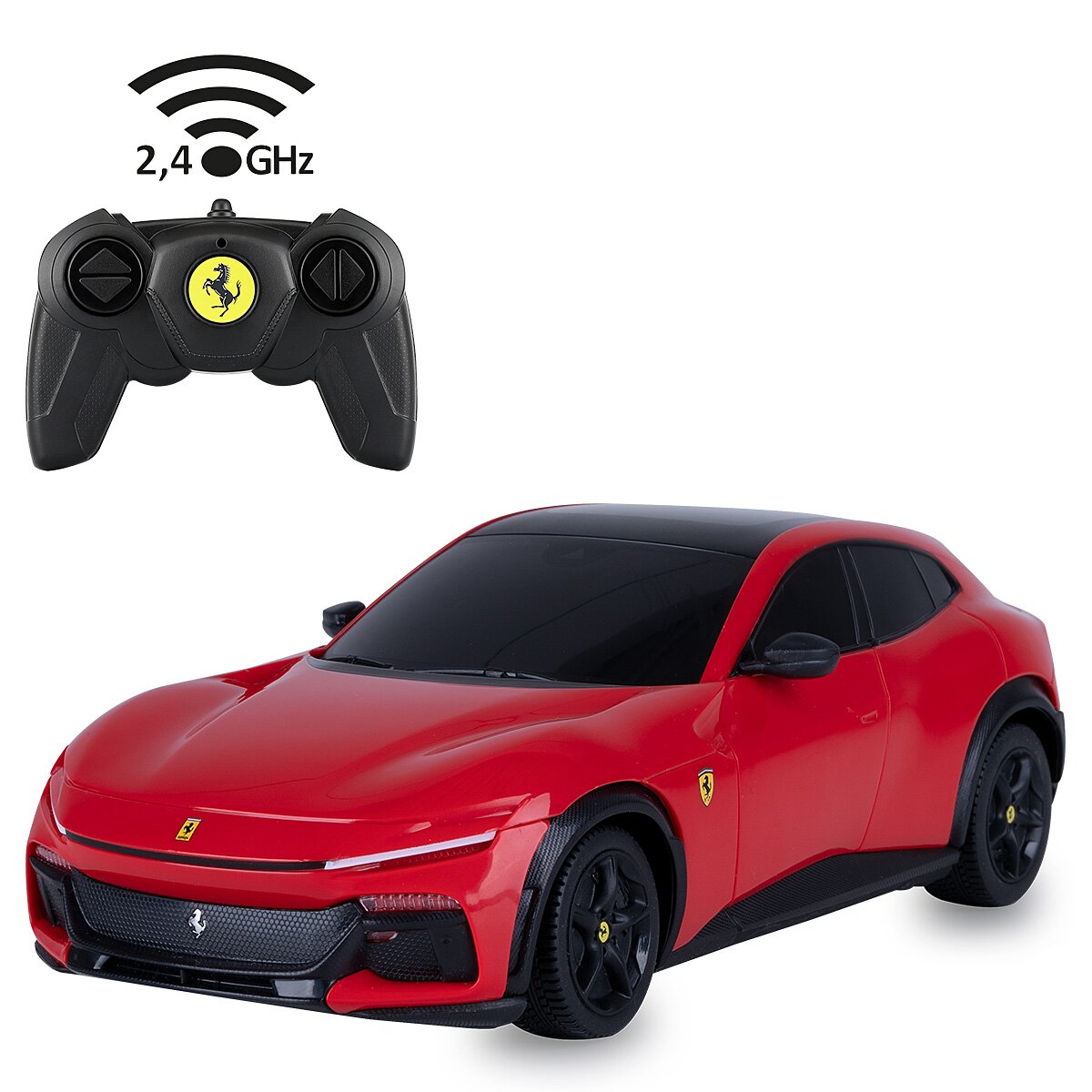 Jamara auto na daljinsko upravljanje DELUX Ferrari Purosangue 1:24 crvena 2,4 GH