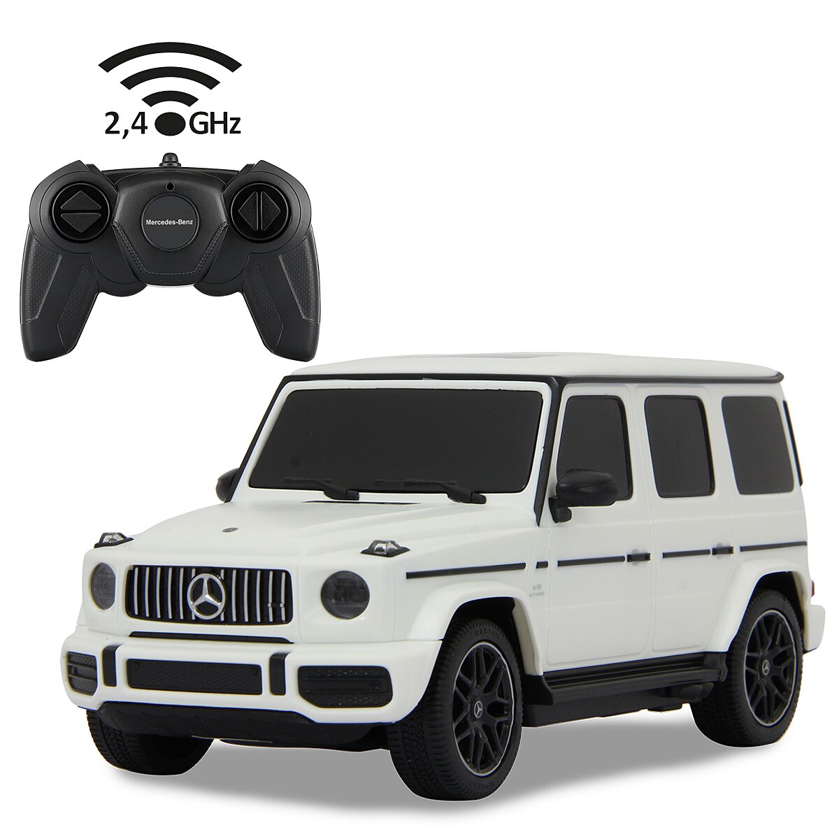 Jamara auto na daljinsko upravljanje DELUX Mercedes-AMG G63 1:24 bijela 2.4GHz