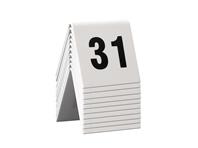 Vermes set oznaka za stol od 31-40 bijeli sa crnim brojkama