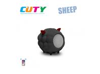 iDance zvučnik Bluetooth, gumirano kućište, ugrađeni punjač, crni CUTY SHEEP