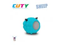 iDance zvučnik Bluetooth, gumirano kućište, ugrađeni punjač, plavi CUTY SHEEP