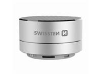 SWISSTEN zvučnik Bluetooth, FM, 3W, microSD, srebrni i-METAL