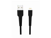 SWISSTEN kabel USB/Lightning, 2A, 1m, crni