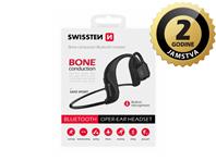 SWISSTEN slušalice Bluetooth, Bone Conduction, mikrofon, crne