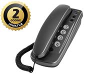 Dartel telefon žičani, stolni ili zidni, mute, tamno sivi LJ-260