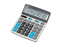 TREVI kalkulator velike znamenke, solarni + baterije, sivi EC3780