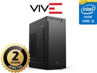 Računalo viv-E Office Master II, i5 10400, 8GB, 480GB, DVDRW, crno